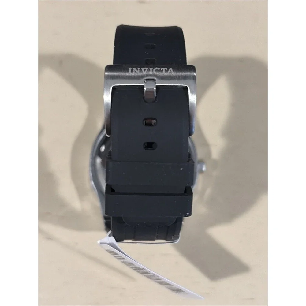 Invicta Speedway Rim 70038 Men’s Black Silicone Strap Quartz Watch New in Box